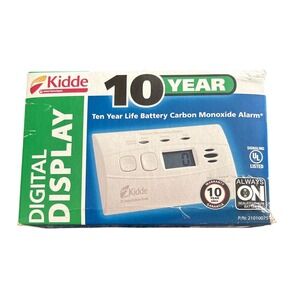 Kidde 10 Year Digital Display Carbon Monoxide Alarm Sealed Lithium Battery